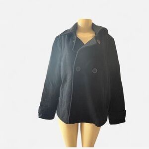 Old Navy Black Peacoat